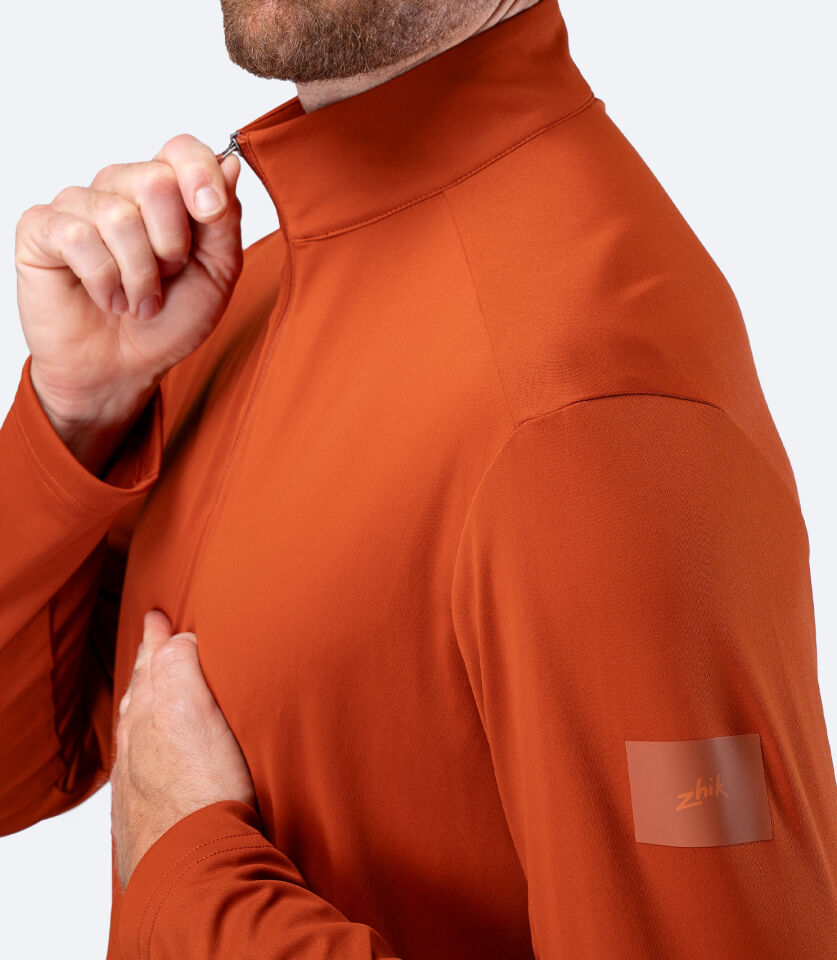 UVActive 1/4 Zip Top L/S RDE Erkek