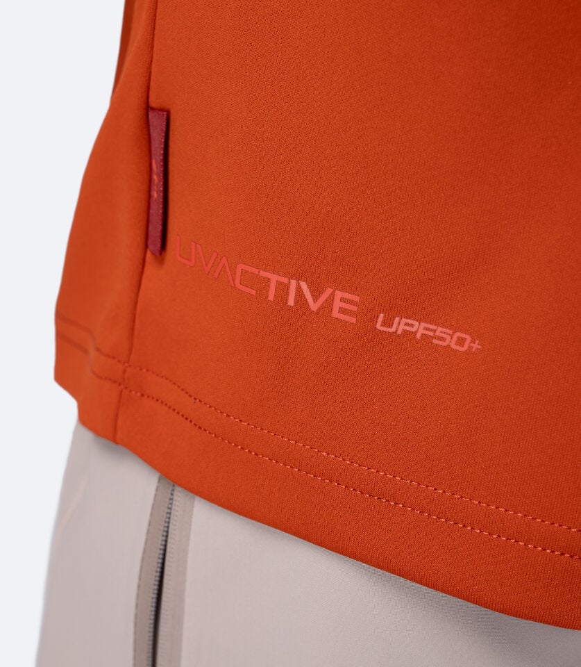UVActive 1/4 Zip Top L/S RDE Erkek
