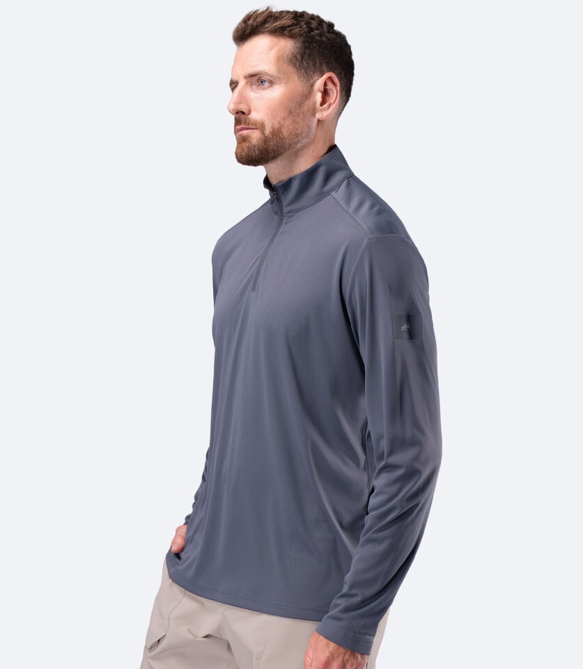 UVActive 1/4 Zip Top L/S SLT Erkek