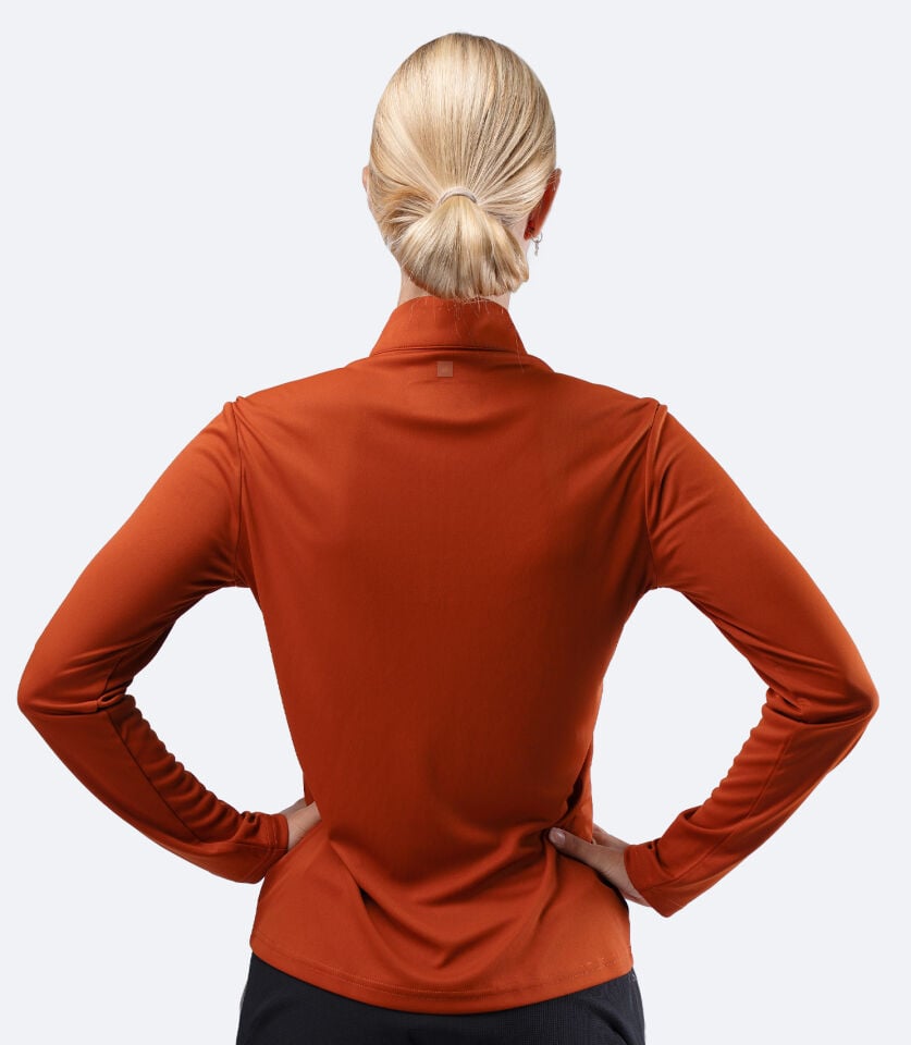 UVActive 1/4 Zip Top L/S RDE Kadın