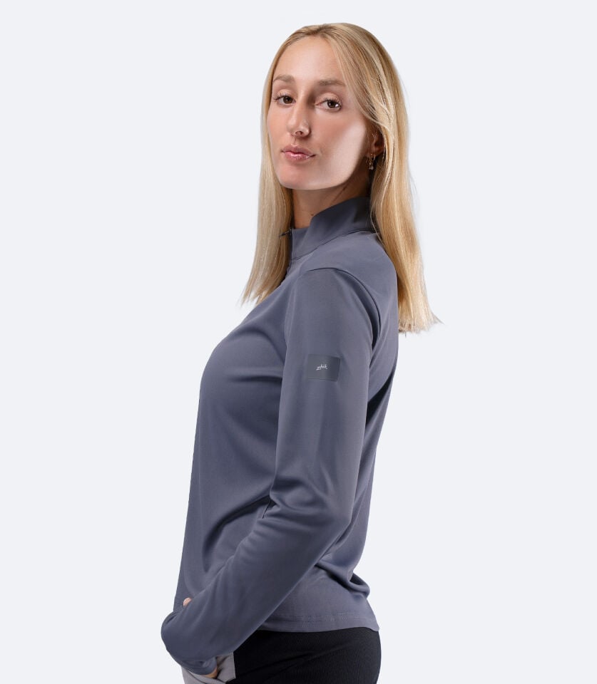 UVActive 1/4 Zip Top L/S SLT Kadın