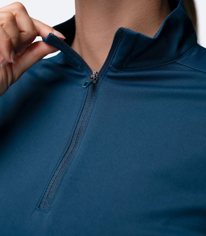 UVActive 1/4 Zip Top L/S TEA Kadın