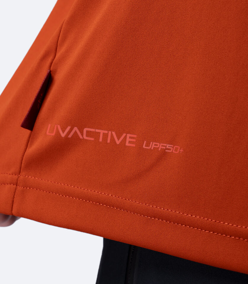 UVActive Zip Sports Polo S/S RDE Erkek