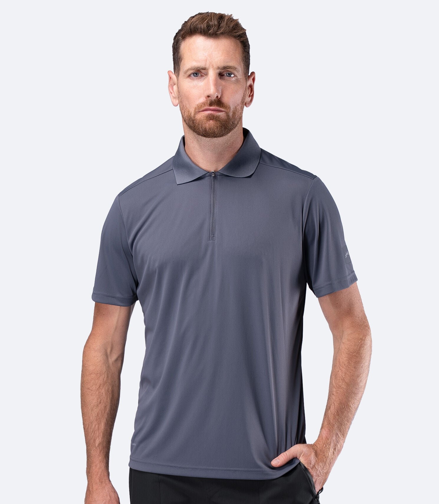 UVActive Zip Sports Polo S/S SLT Erkek