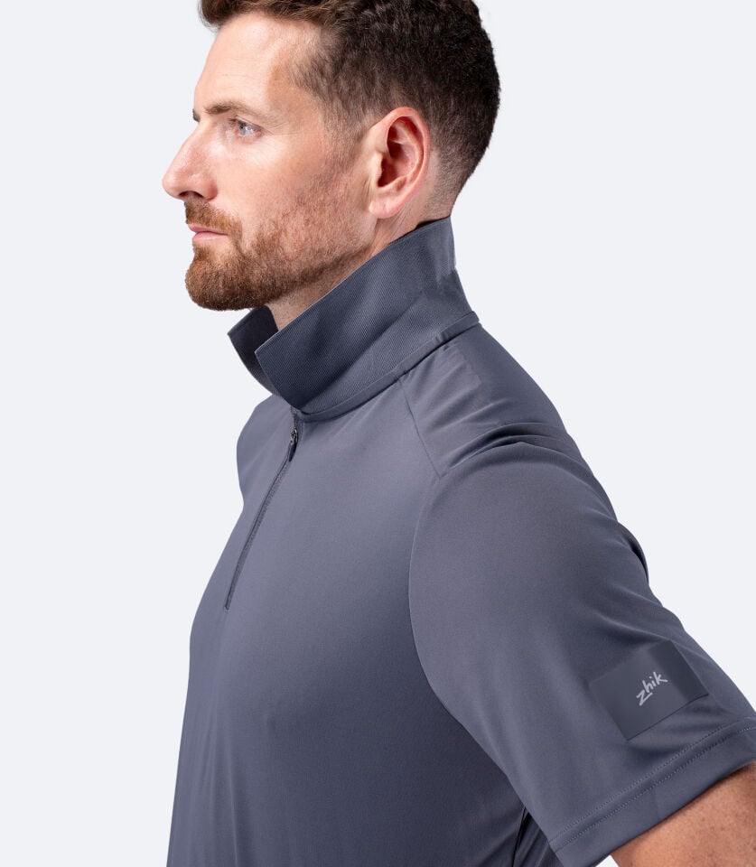 UVActive Zip Sports Polo S/S SLT Erkek