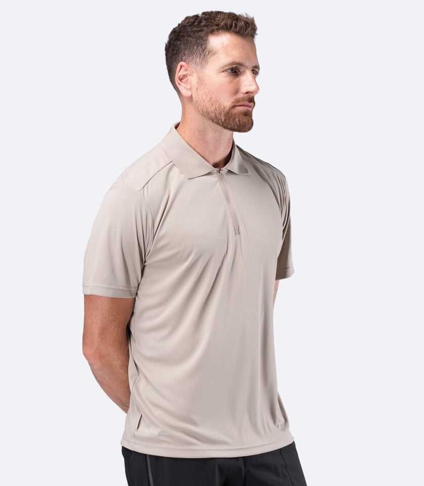 UVActive Zip Sports Polo S/S STN Erkek