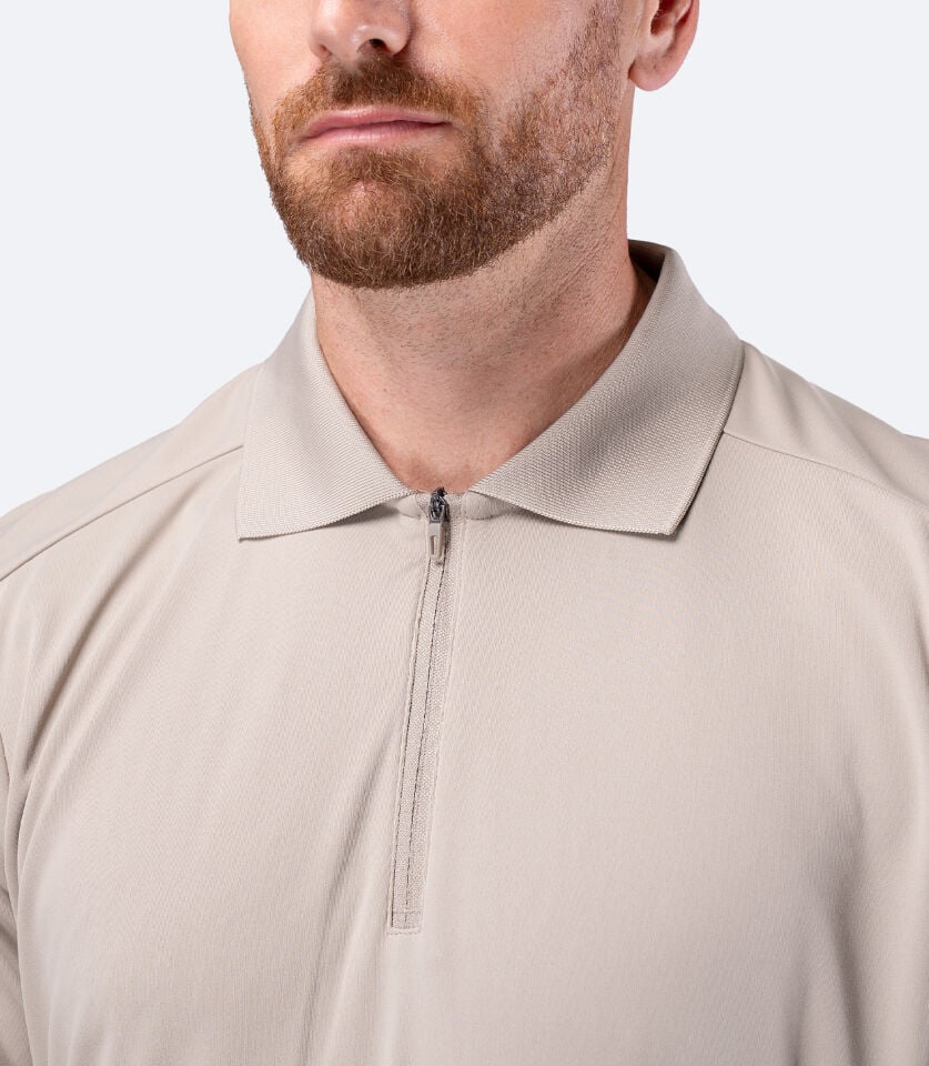 UVActive Zip Sports Polo S/S STN Erkek