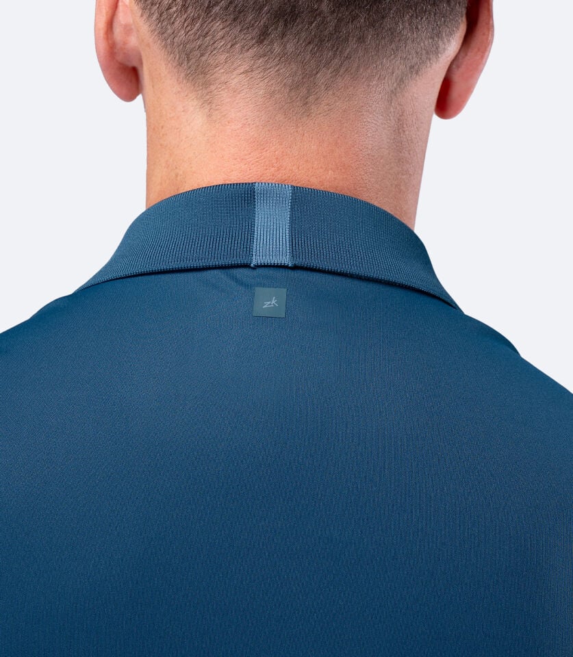 UVActive Zip Sports Polo S/S TEA Erkek
