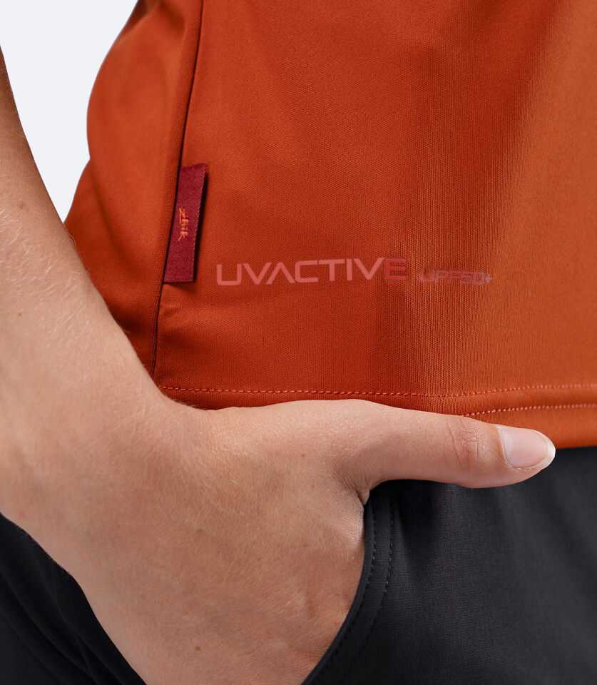 UVActive Zip Sports Polo S/S RDE Kadın
