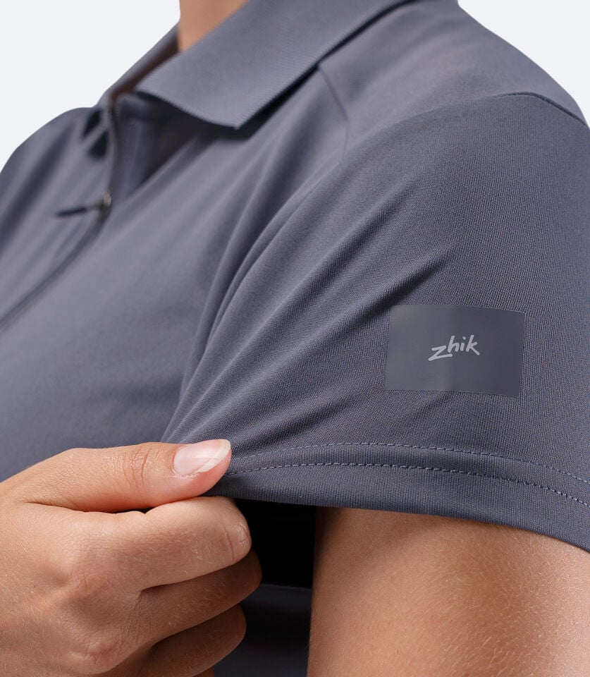 UVActive Zip Sports Polo S/S SLT Kadın