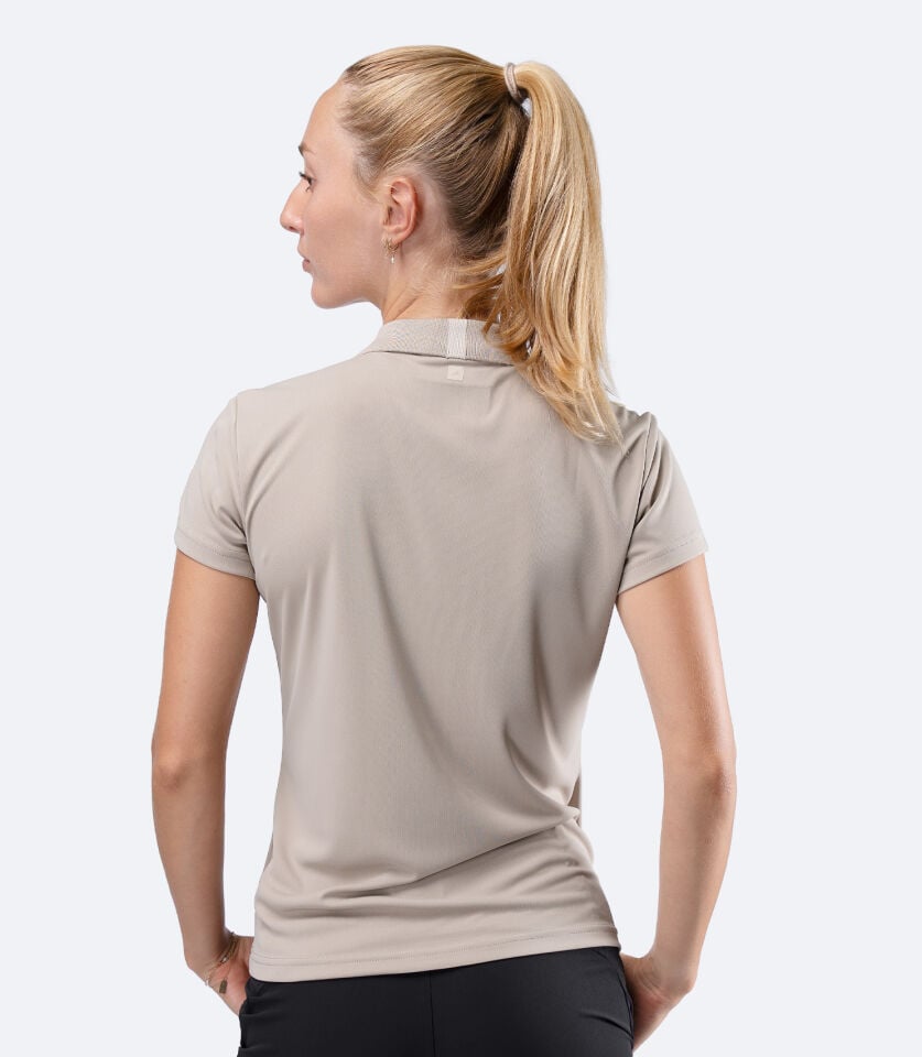 UVActive Zip Sports Polo S/S STN Kadın