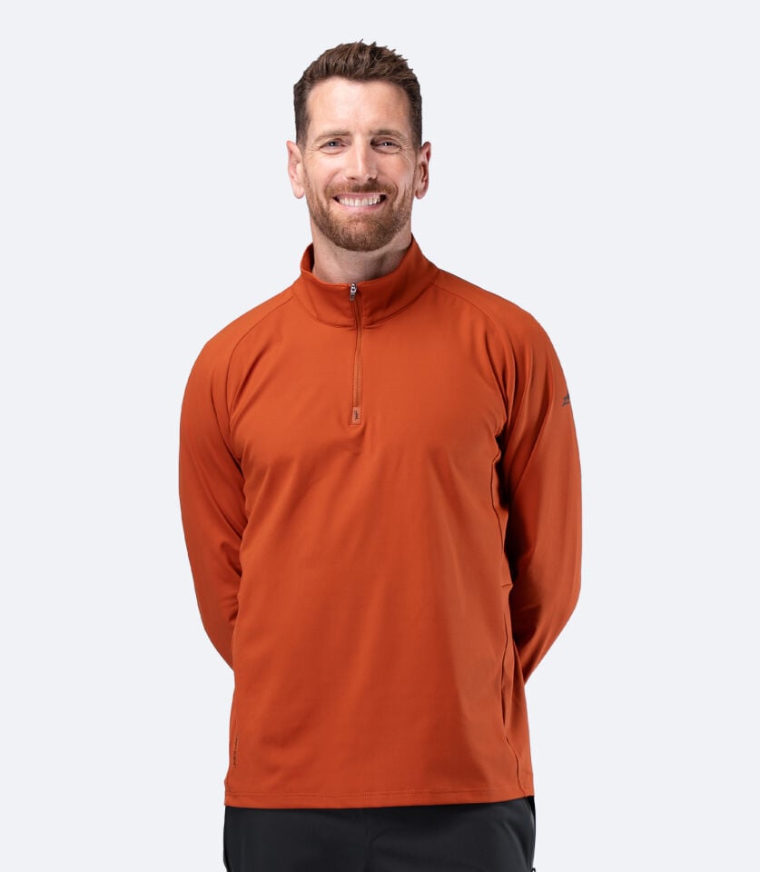 Motion 1/4 Zip L/S Top RDE Uzun Kollu Kapüşonlu Üst Erkek