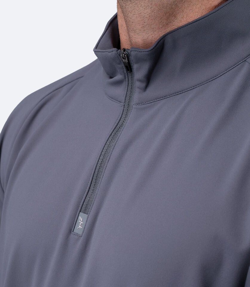 Motion 1/4 Zip L/S Top SLT Uzun Kollu Kapüşonlu Üst Erkek