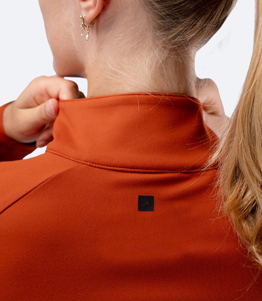 Motion 1/4 Zip L/S Top RDE Uzun Kollu Kapüşonlu Üst Kadın