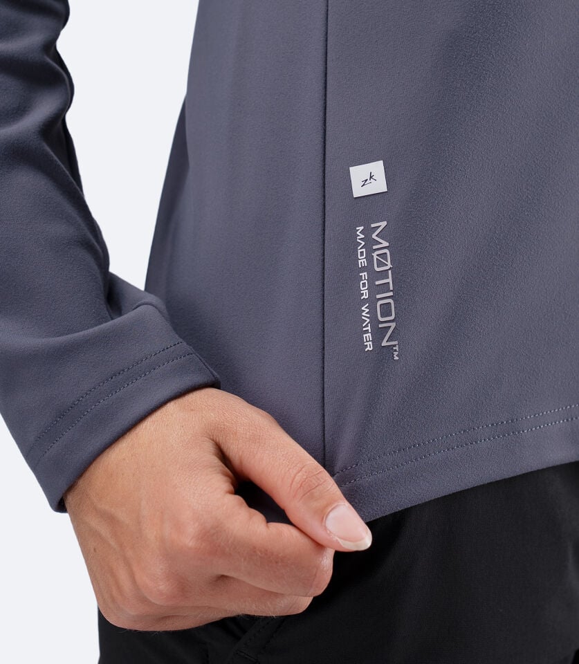 Motion 1/4 Zip L/S Top SLT Uzun Kollu Kapüşonlu Üst Kadın