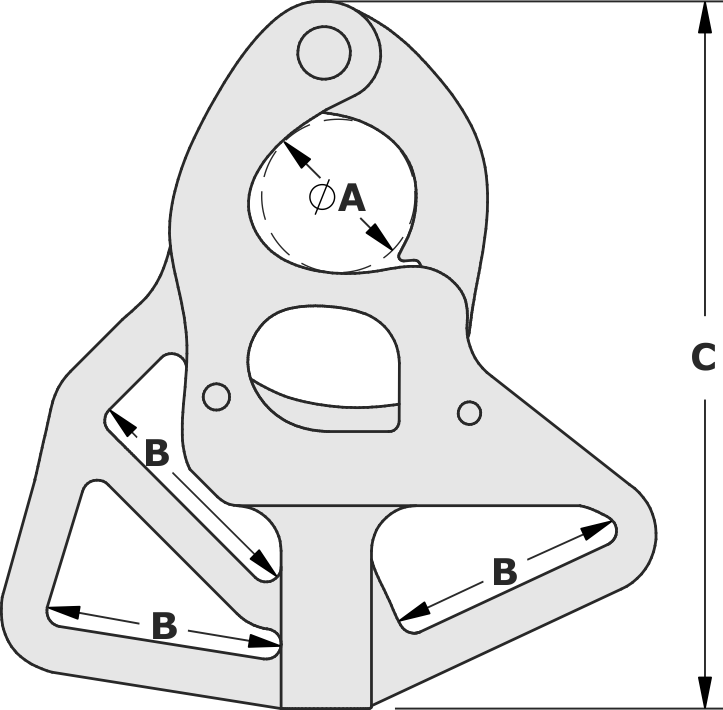 TYLASKA TY1008-X8A TACK SHACKLE