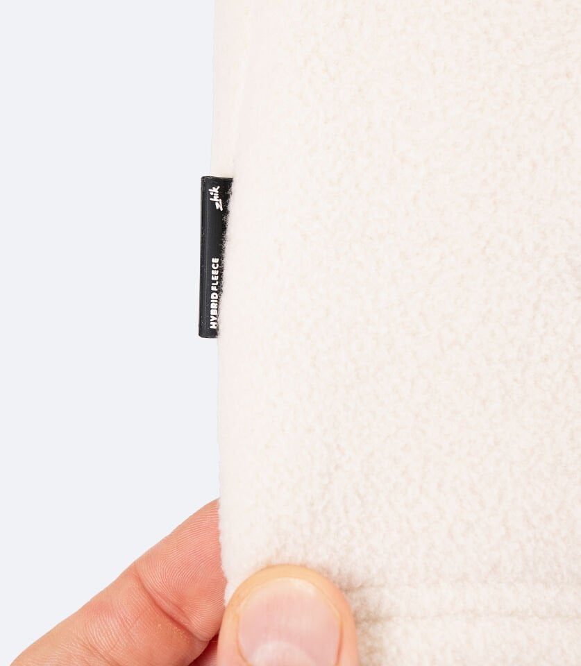 Hybrid Fleece Ceket Beyaz