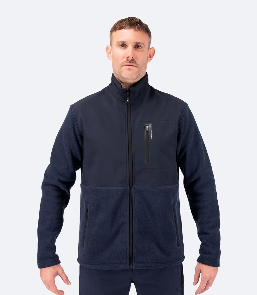 Hibrit Polar Ceket Lacivert