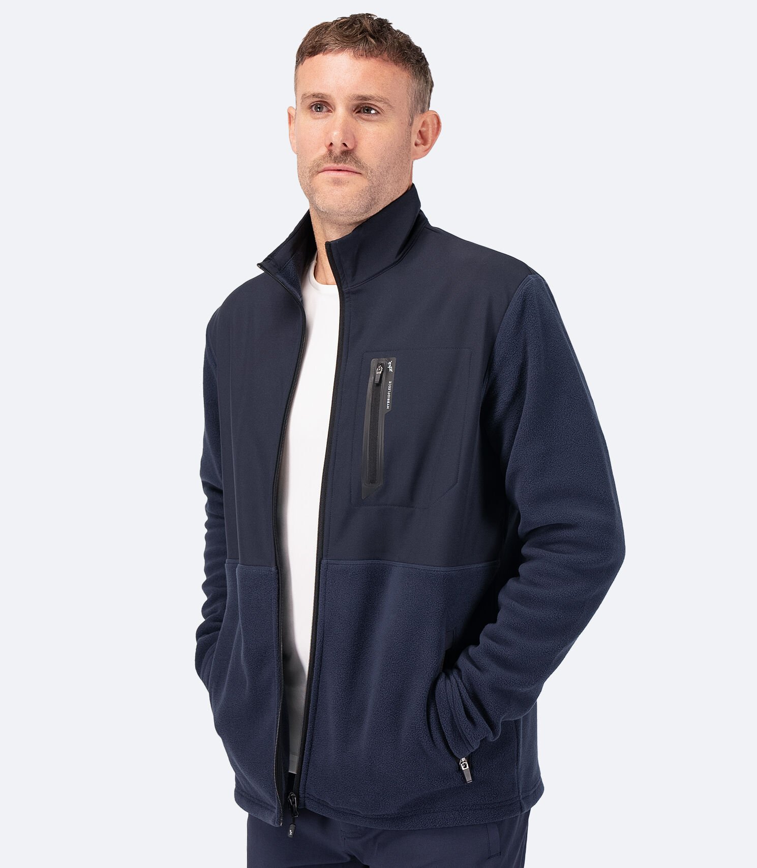 Hibrit Polar Ceket Lacivert