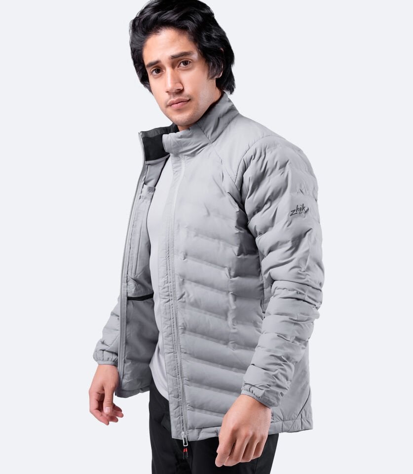 Erkek Cell™ Yalıtımlı Ceket Platin Gri