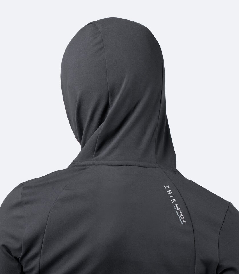 ZhikMotion™ UPF50+  Uzun Kollu Kapüşonlu Üst Kadın