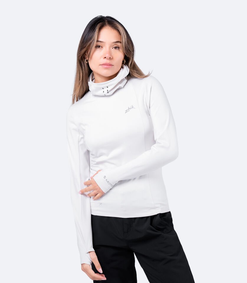 ZhikMotion™ UPF50+  Uzun Kollu Kapüşonlu Üst Kadın