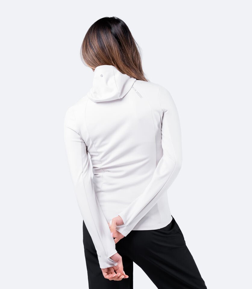 ZhikMotion™ UPF50+  Uzun Kollu Kapüşonlu Üst Kadın