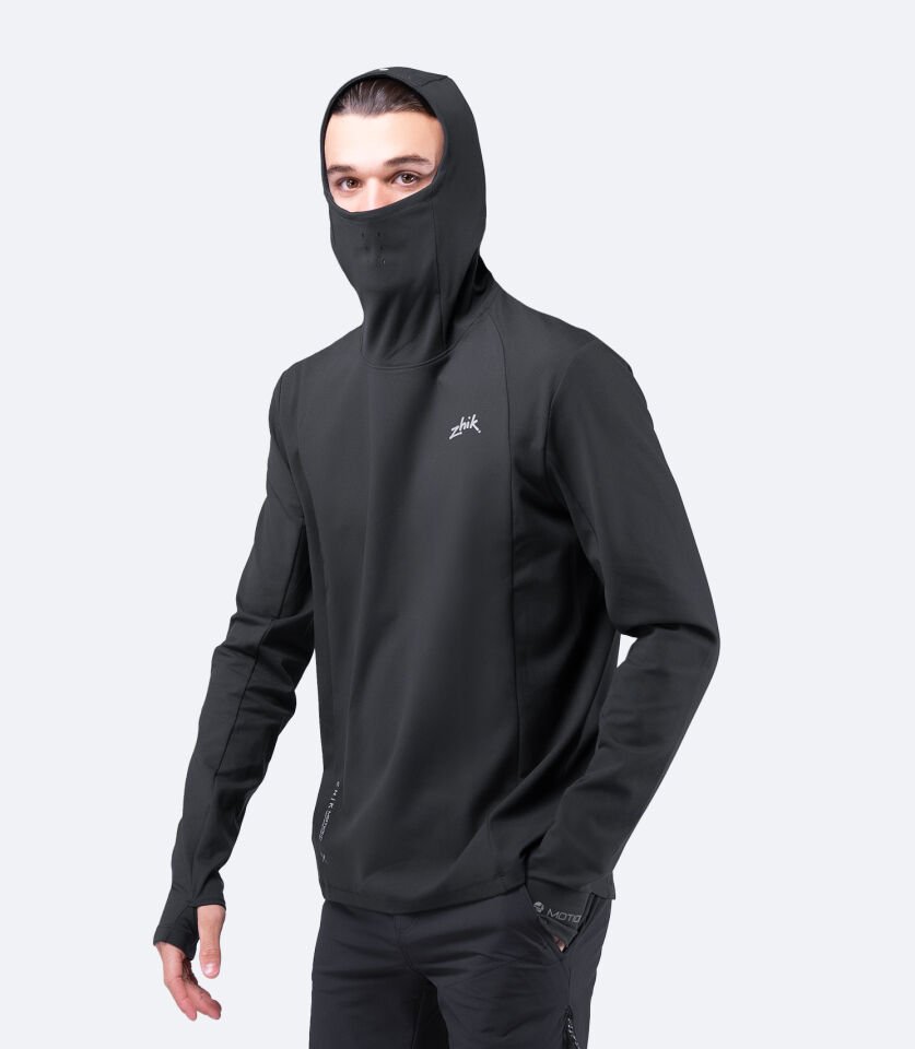 ZhikMotion™ UPF50+  Uzun Kollu Kapüşonlu Üst Erkek