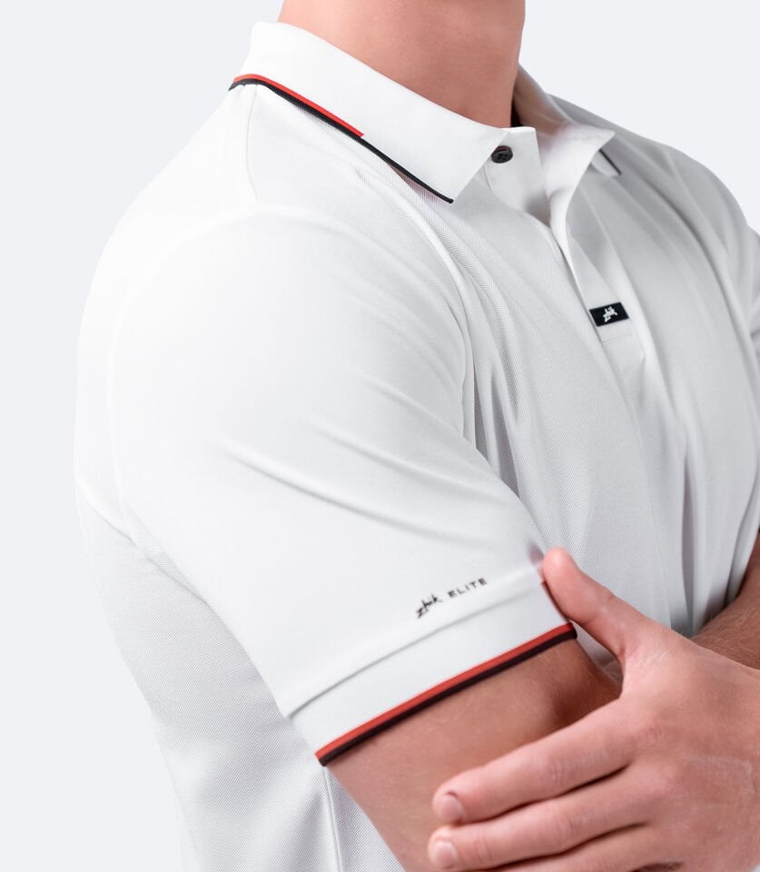 Elite Polo Tişört - Beyaz