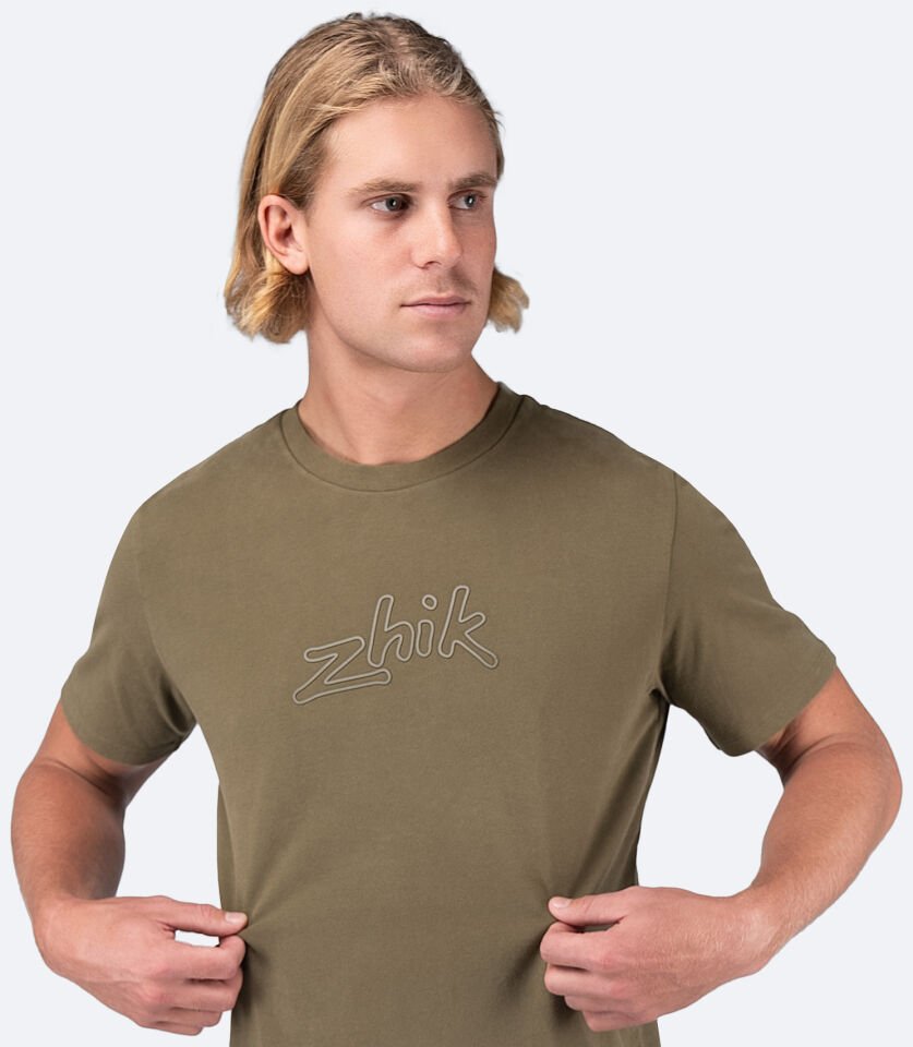 Zhik 3D Logo Pamuklu Tişört Erkek