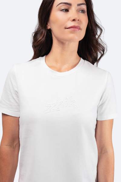 Zhik 3D Logo Pamuklu Tişört Kadın