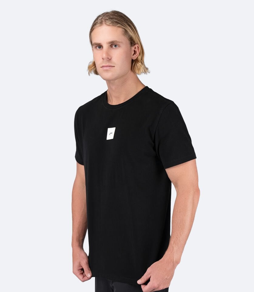 Erkek Logo Print Pamuklu Tişört