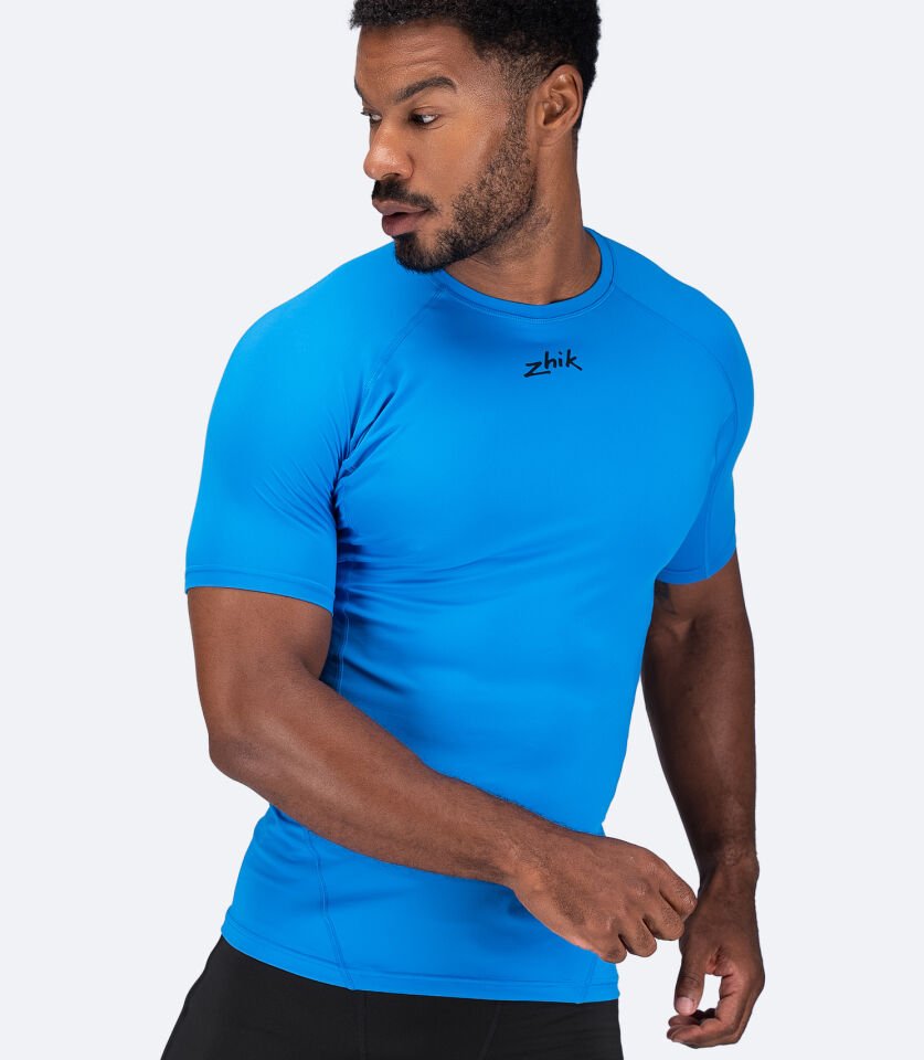 Eco Spandex UPF50+ Kısa Kollu Rash Guard Erkek
