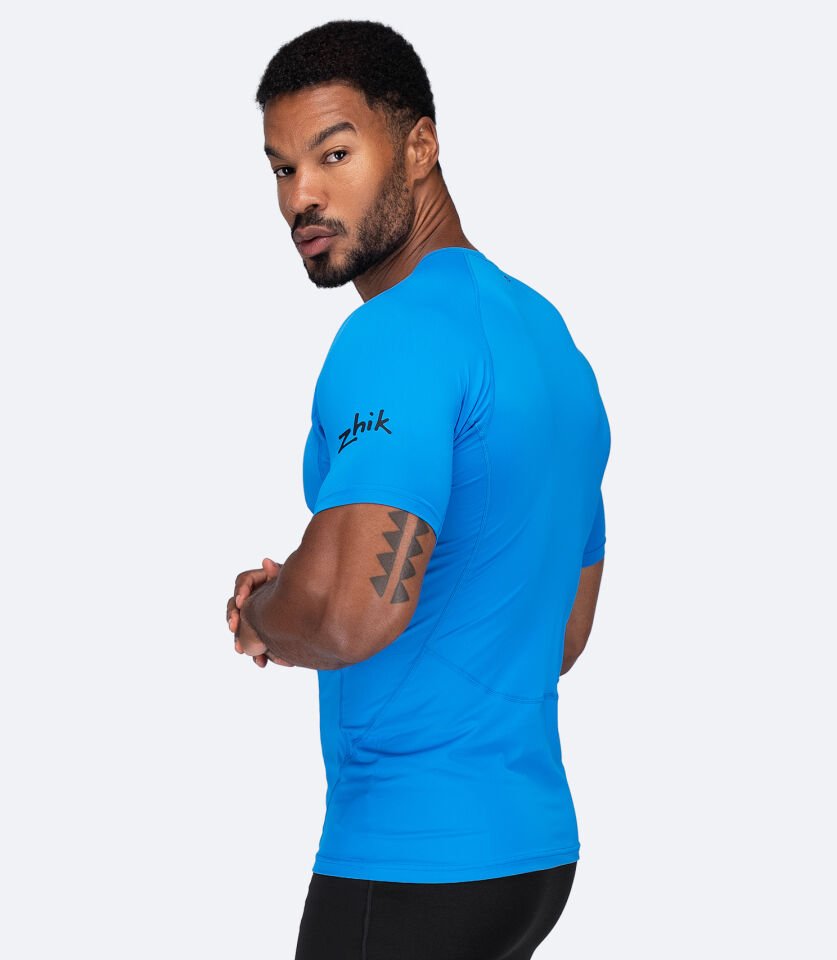 Eco Spandex UPF50+ Kısa Kollu Rash Guard Erkek