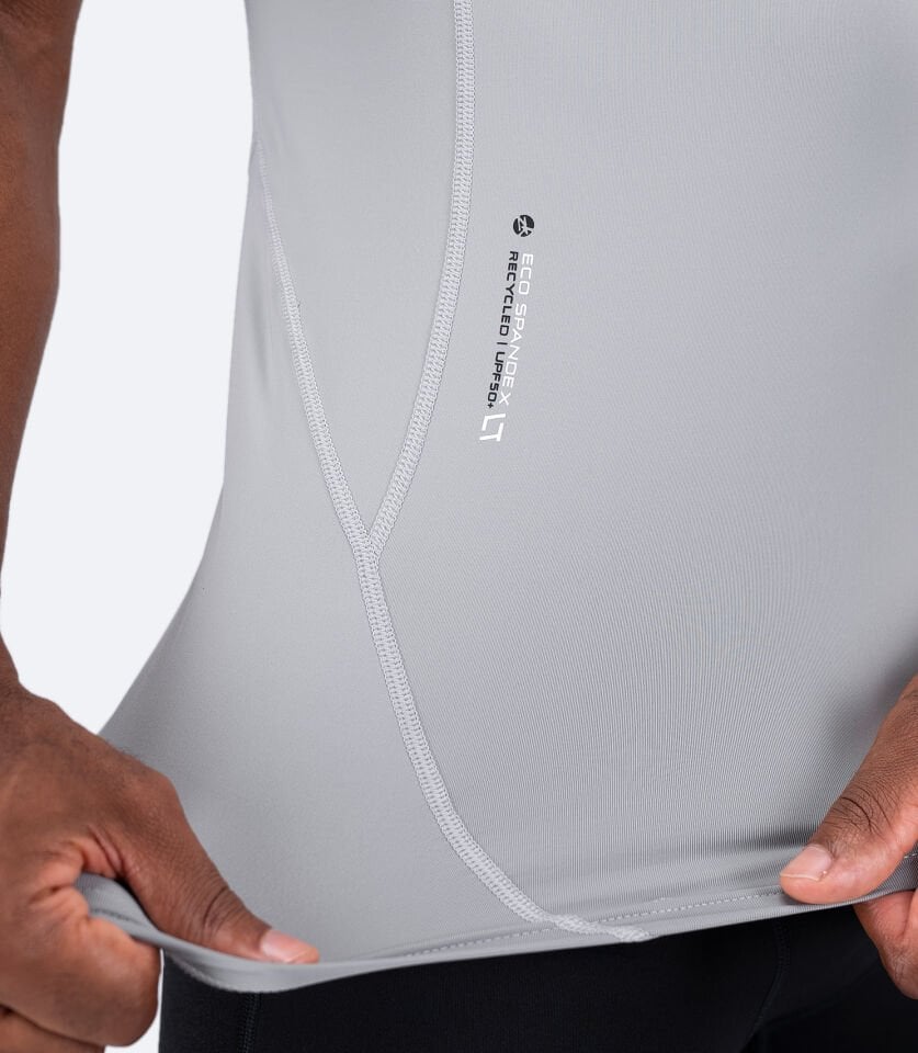 Eco Spandex UPF50+ Kısa Kollu Rash Guard Erkek