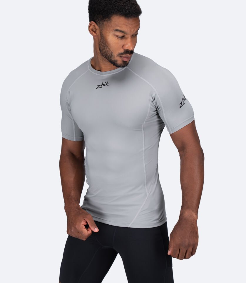 Eco Spandex UPF50+ Kısa Kollu Rash Guard Erkek