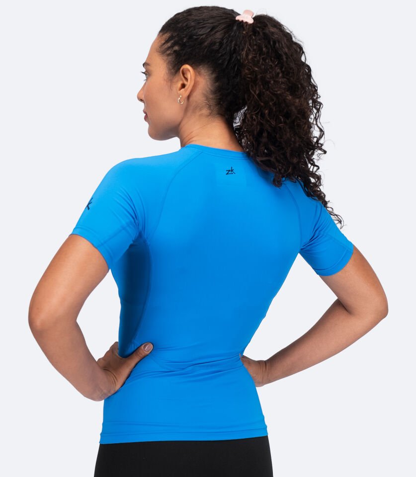 Eco Spandex UPF50+ Kısa Kollu Rash Guard Kadın