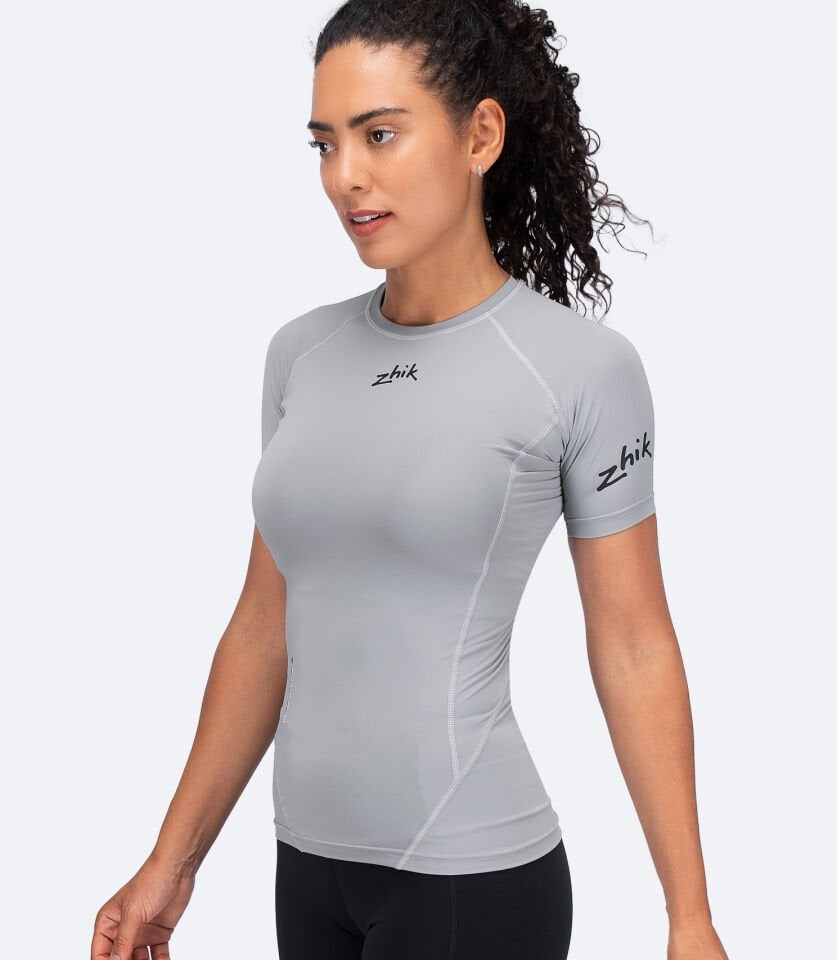 Eco Spandex UPF50+ Kısa Kollu Rash Guard Kadın