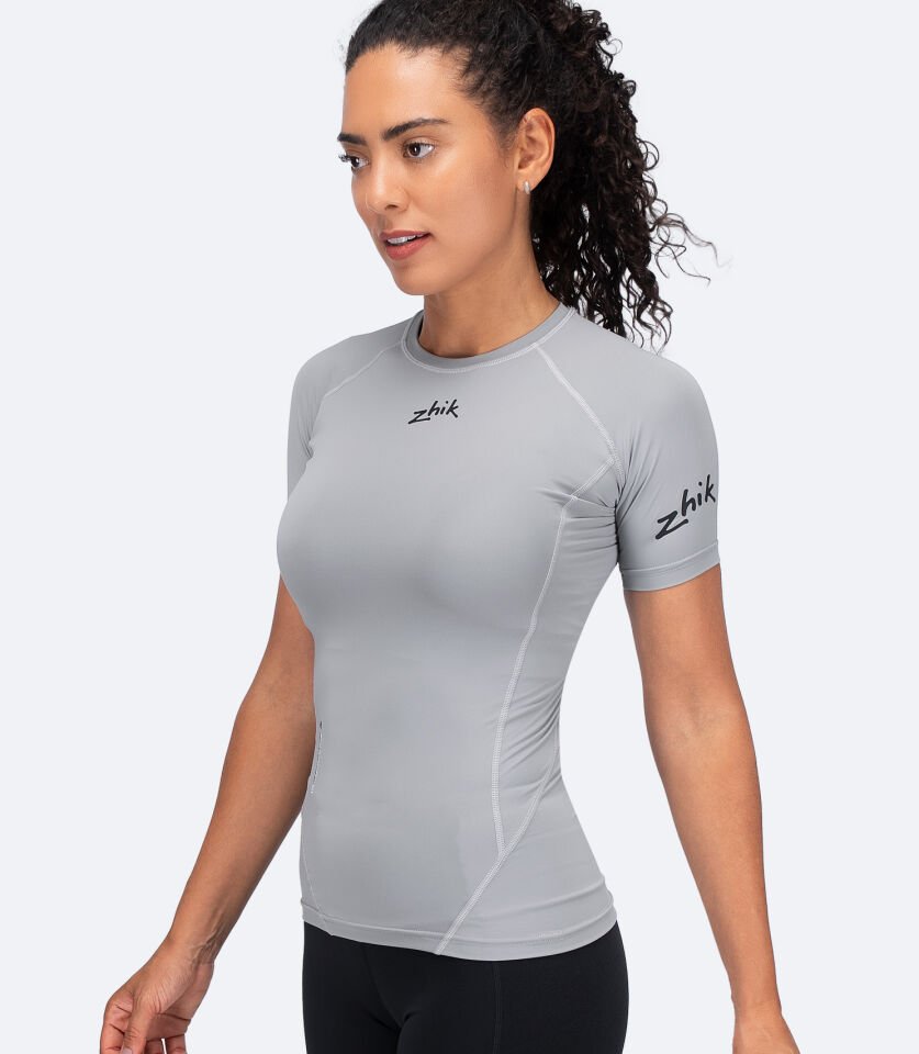 Eco Spandex UPF50+ Kısa Kollu Rash Guard Kadın