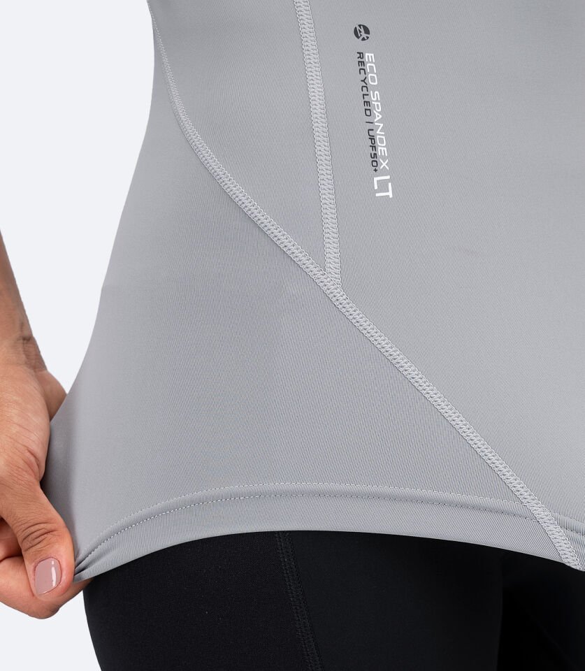 Eco Spandex UPF50+ Kısa Kollu Rash Guard Kadın