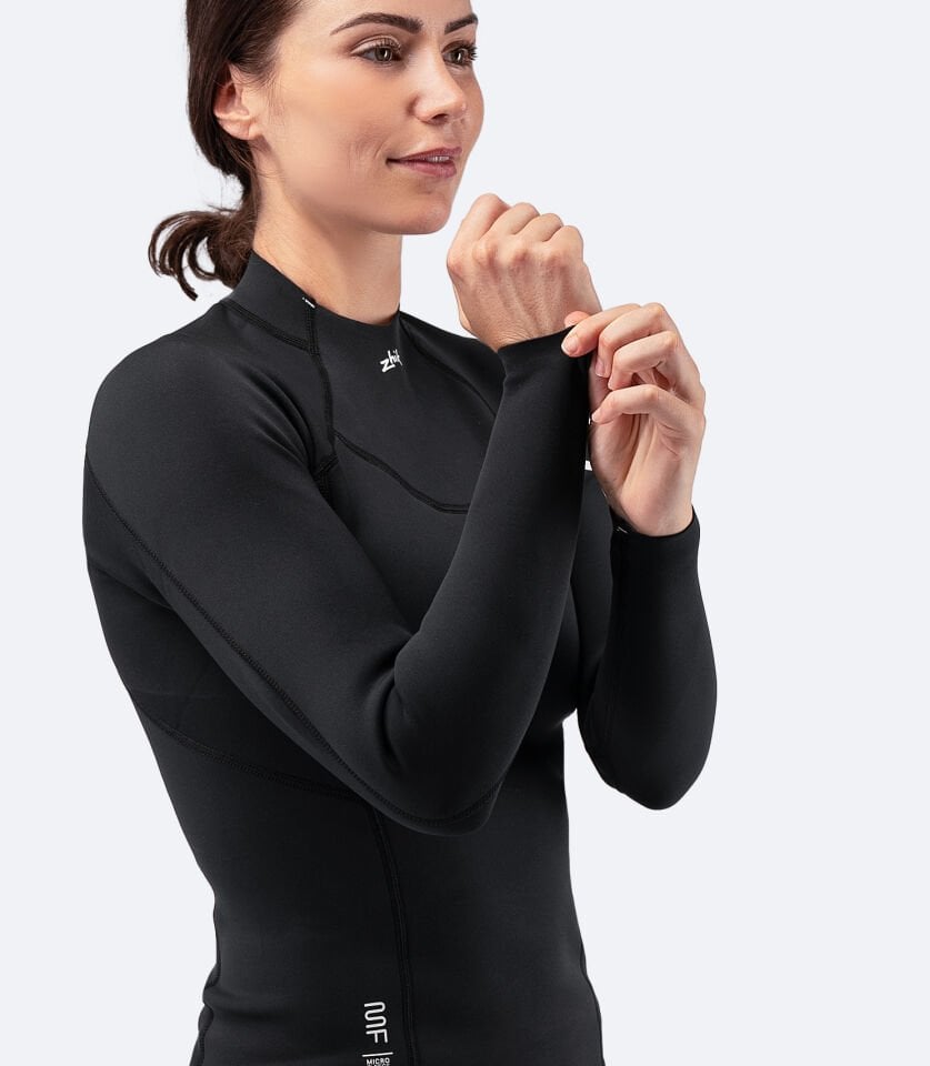Microfleece™ Performans Wetsuit Top Kadın